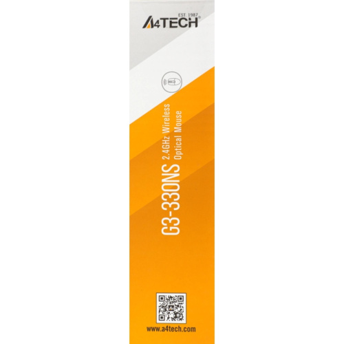 G3-330NS Мышь A4Tech G3-330NS черный оптическая 1200dpi silent беспров. USB 3but фото 16