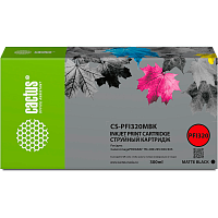 -/ Картридж струйный Cactus CS-PFI320MBK черный матовый (300мл) для Canon imagePROGRAF TM-200/TM-200 MF