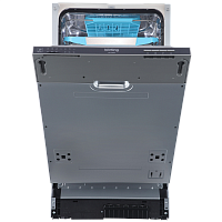 KDI45340 Встраиваемая посудомоечная машина Korting/ Полновстр., 45 см, 10 компл.,Третья мини-корзина для столовых приборов, А++/A/A, Электронное управление,индикаторы белого цвета Cold White, 6 программ, Активная сушка, Отложенный старт: 3/6/9 часов, Разб