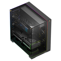 TR-A70BlackFAN5-C Корпус без блока питания/ Case Thermalright A70 FAN5-C, Midi-Tower, TG, 5x120mm ARGB, 2xUSB-A 3.0, 1xUSB Type-C, ATX, mATX, mITX Black