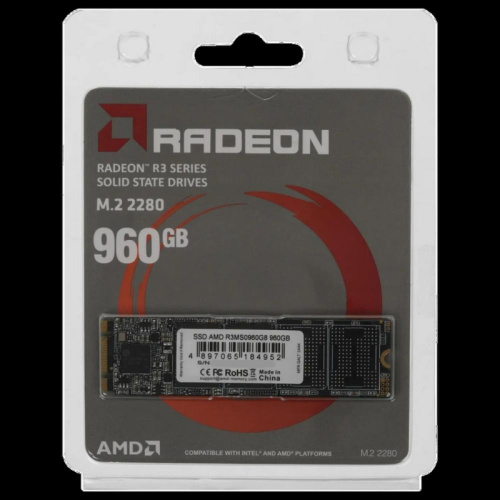 R3MS0960G8 Твердотельный накопитель AMD SATA 960GB R3MS0960G8 Radeon M.2 2280 фото 7 R3MS0960G8 Твердотельный накопитель AMD SATA 960GB R3MS0960G8 Radeon M.2 2280 фото 7