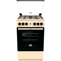 GG5A21BEF Плита GORENJE/ Газовая плита, 50 см, 4 конфорки, бежевый