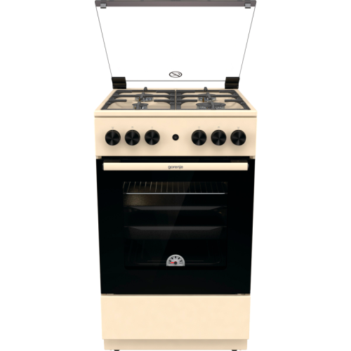 GG5A21BEF Плита GORENJE/ Газовая плита, 50 см, 4 конфорки, бежевый