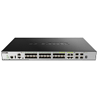 DGS-3630-28SC/A2ASI Коммутатор/ DGS-3630-28SC/A1ASI,DGS-3630-28SC/*SI Managed L3 Stackable Switch 20x1000Base-X SFP, 4x10GBase-X SFP+, 4xCombo 1000Base-T/SFP, Surge 6KV, CLI, 1000Base-T Management, RJ45 Console, mini-USB Console, USB, RPS, Alarm RJ-45, Dy