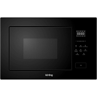 KMI827GN Встраиваемая микроволновая печь Korting/ Встраиваемая микроволновая печь Korting, объем 26 л, сенсорное управление, дисплей, 8 авторежимов, кварцевый гриль, комбинированное приготовление, быстрый старт, таймер, мощность гриля 1100 Вт, цвет черное