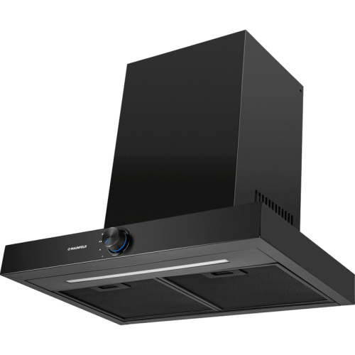 Comfort60Tblack Вытяжка MAUNFELD/ Т-образная, 60 см, 1050 м3/ч, 3 скорости, цвет: черный фото 2