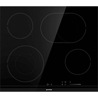 Встраиваемые электрические панели GORENJE/ Стеклокерамическая варочная панель, 60 см, 4 конфорки,черный цвет