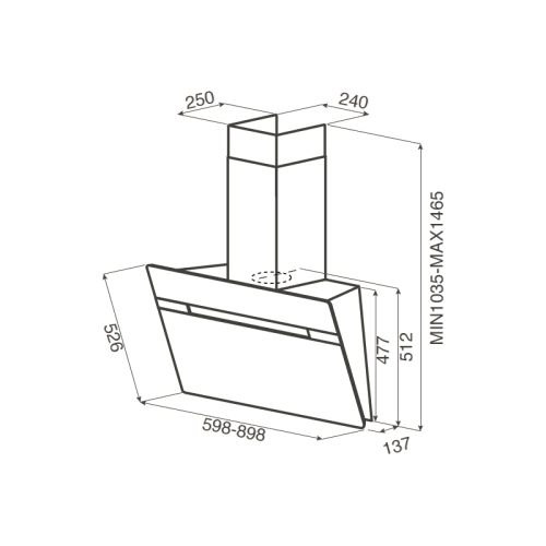 VIKIBL60A-PRF0111475B Вытяжки JET AIR/ наклонная, 60 см, отвод,рециркуляция, 1000 м3/ч, черное стекло фото 3 VIKIBL60A-PRF0111475B Вытяжки JET AIR/ наклонная, 60 см, отвод,рециркуляция, 1000 м3/ч, черное стекло фото 3