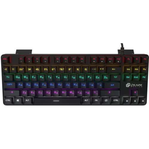 1176616 Клавиатура Oklick 969G SHOTGUN механическая черный USB Multimedia for gamer LED 1176616 Клавиатура Oklick 969G SHOTGUN механическая черный USB Multimedia for gamer LED