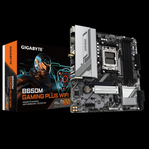 B650MGAMINGPLUSWIFI_Gigabyte Материнская плата Gigabyte B650M GAMING PLUS WIFI, RTL B650MGAMINGPLUSWIFI_Gigabyte Материнская плата Gigabyte B650M GAMING PLUS WIFI, RTL