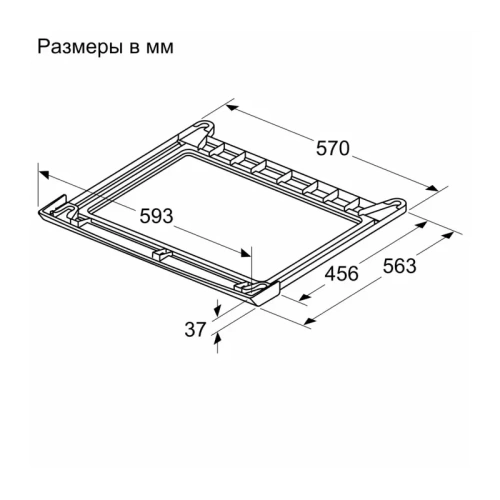 WTZ2751X Соединительный элемент для сушильных машин серии WQB серебристый цвет фото 2