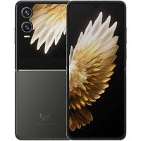 AE11256+8MOONDUSTGREY Смартфон Tecno AE11 Phantom V Flip2 5G 256Gb 8Gb серый раскладной 3G 4G 2Sim 6.9" 1080x2640 Android 14 50Mpix 802.11 a/b/g/n/ac/ax NFC GPS GSM900/1800 GSM1900 TouchSc Protect FM A-GPS