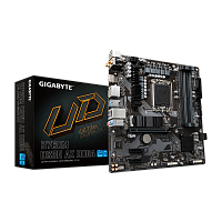 B760MDS3HAXDDR4 Материнская плата/ MB GIGABYTE INTEL B760 s1700, 4xDDR4(128GB), HDMI 2.0/2xDP, 1xPCIe 4.0x16, 2xPCIe 3.0, 1xLAN (2.5GbE), Wi-Fi, BT, 4xSATA 6Gb/s, 2xM.2, 1xUSB-C, 3xUSB 3.2, 2xUSB 2.0, mATX