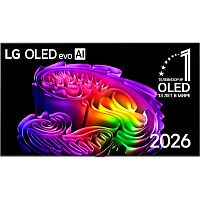 OLED77G6RLA.ARUG Телевизор 77'' LG/ 77'' OLED, Gallery, Ultra HD, Smart TV(WebOS 26), Wi-Fi 6, Bluetooth v 5.3, MR NFC, 120Hz Native (VRR 165Hz), 4.2ch (60W) Dolby Atmos, 4хHDMI, 3хUSB, One Wall Mount, матовый металл, 2026