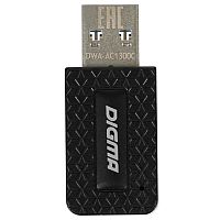 DWA-AC1300C Сетевой адаптер Wi-Fi Digma DWA-AC1300C AC1300 USB 3.0 (ант.внутр.) 1ант.