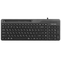 FK25BLACK Клавиатура A4Tech Fstyler FK25 черный/серый USB slim