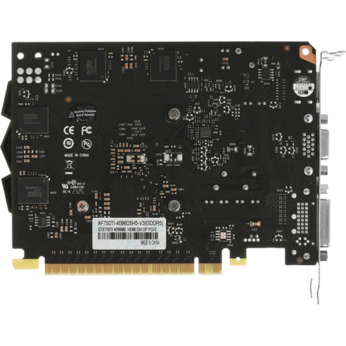 AF750TI-4096D5H5-V3 Видеокарта Afox GTX750Ti 4GB GDDR5 128bit VGA DVI HDMI 1FAN RTL фото 2