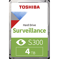 HDWT840UZSVA Жесткий диск/ HDD Toshiba SATA3 4Tb Surveillance S300 (SMR) 5400 256Mb 1 year warranty (replacement HDWT740UZSVA, ST4000VX016, ST4000VX015, WD43PURZ)