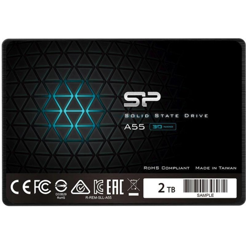 SP002TBSS3A55S25 Твердотельный накопитель Silicon Power SATA-III 2TB SP002TBSS3A55S25 Ace A55 2.5" [SP002TBSS3A55S25]