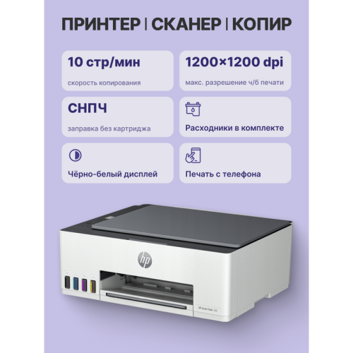 1F3Y2A Струйное МФУ/ HP SMART TANK 580 фото 3 1F3Y2A Струйное МФУ/ HP SMART TANK 580 фото 3