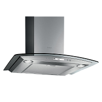 CIRCUSIX/A/60-68116393A Вытяжка ELICA/ Гнутое стекло, 60см, 700 м3, кнопочное управление, нержавеющая сталь+стекло