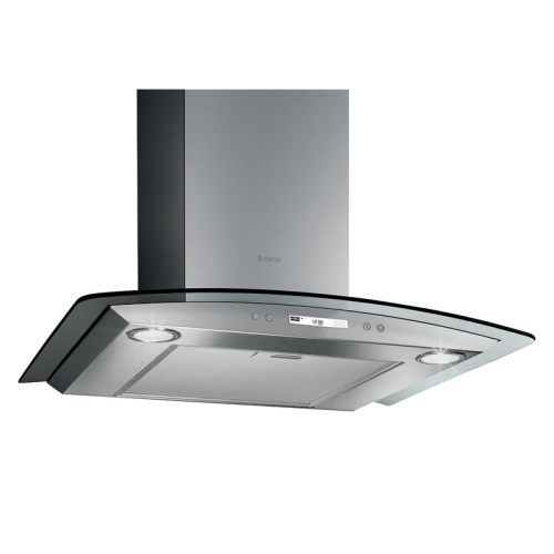 CIRCUSIX/A/60-68116393A Вытяжка ELICA/ Гнутое стекло, 60см, 700 м3, кнопочное управление, нержавеющая сталь+стекло