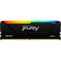 KF432C16BB2A/8 Память оперативная/ Kingston 8GB 3200MT/s DDR4 CL16 DIMM FURY Beast RGB