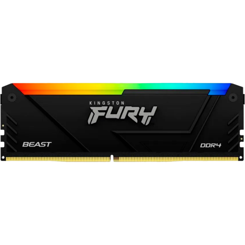 KF432C16BB2A/8 Память оперативная/ Kingston 8GB 3200MT/s DDR4 CL16 DIMM FURY Beast RGB