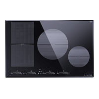 Индукционная варочная панель/ Индукционная варочная панель с Flex Zone и Booster MAUNFELD CVI804SFBK LUX, 80 см,Flex Zone и Booster, слайдерное управление, таймер, автоматическое выключение, 4 конфорки, мощность конфорок 2000, 1500, 2300, 1200 Вт, техноло