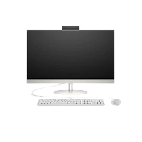 CW2V1PA Моноблок/ HP AIO 27-CR1002 27"(1920x1080 IPS)/Intel Core Ultra 7 155U(1.7Ghz)/16384Mb/512PCISSDGb/noDVD/Int:Intel Graphics/Cam/BT/WiFi/war 1y/SHELL WHITE/DOS + Eng kbd, mouse