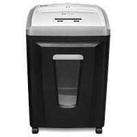 УП21-7+ Уничтожитель документов ГЕЛЕОС УП21-7+, DIN P-7 (7 ур-нь секр.), фрагмент 0,8х1мм, 6-7 лист (70г/м2), CD/пл.карты, 23 литра