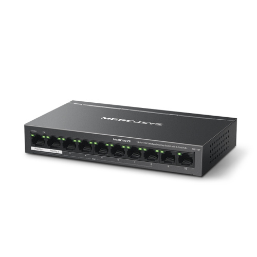 MS110P Коммутатор/ 10-Port 10/100Mbps Desktop Switch with 8-Port PoE+ фото 2 MS110P Коммутатор/ 10-Port 10/100Mbps Desktop Switch with 8-Port PoE+ фото 2