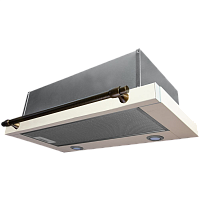 KHP6617RB Вытяжка Korting/ "Встраиваемая вытяжка с выдвижным экраном в ретро дизайне,ширина 60 см, 3 режима, механическое управление, 650 м3/ч., алюминиевые жировые фильтры, LED освещениe - 2 лампы, ур.шума 57дб, рейлинг в цвете бронза, цвет - слоновая ко