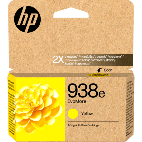 4S6Y1PE Картридж/ HP 938e Yellow Ink Cartridge 4S6Y1PE 4S6Y1PE Картридж/ HP 938e Yellow Ink Cartridge 4S6Y1PE