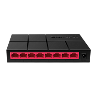 MS108G Коммутатор/ Unmanaged Gigabit switch 8 ports LAN RJ-45 10/100/1000 Mbps, plastic case
