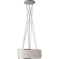 CSAI58.E0P7#ZZZF461F Вытяжка FALMEC SOFFIO IS.58 White Satin Glass, серия Circle.Tech, подвесная, 58 см, электронное управление, светодиодное освещение, периметральное всасывание, технология горизонтальной фильтрации, 4 скорости, рециркуляция, макс. Произ