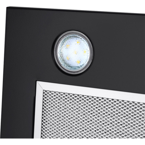 CrosbySingl5028BLACK ВЫТЯЖКА MAUNFELD/ Тип: полновстраиваемая, Цвет: черный, Управление: кнопочное, Ширина, мм: 500 фото 2