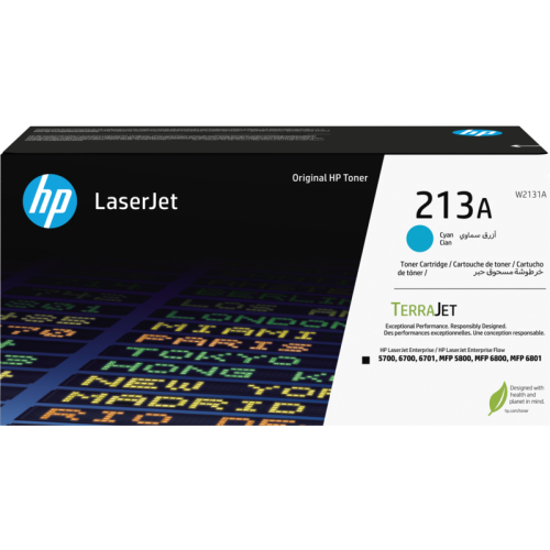 W2131A Тонер-картридж/ HP 213A Cyan Original LaserJet Toner Cartridge