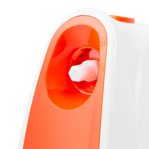 MF-1031OR Овощерезка MAUNFELD/ Овощерезка, 150 Вт, 5 насадок, белый/оранжевый фото 3