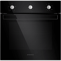 EOGC604BSlim Шкаф духовой газовый MAUNFELD/ Шкаф духовой газоэлектрический, 60 л, 4 режима, электрический гриль, таймер, газ контроль, телескопические направляющие, цвет: черный