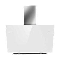 LESSENZAWH/A/90-PRF0124234A Вытяжки ELICA/ Пристенная наклонная, 60 см, 1200 куб.м., сенсорное управление, белое стекло