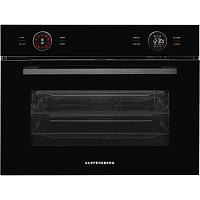 KMW612Black Встраиваемый духовой шкаф Kuppersberg/ с СВЧ, 45 см, 50л, 12 режимов, гидролизная очистка, черный