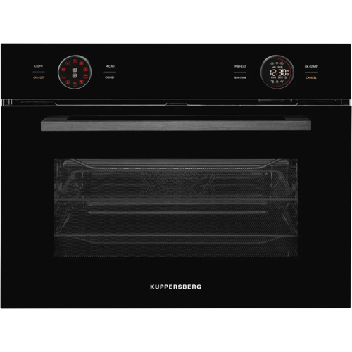 KMW612Black Встраиваемый духовой шкаф Kuppersberg/ с СВЧ, 45 см, 50л, 12 режимов, гидролизная очистка, черный KMW612Black Встраиваемый духовой шкаф Kuppersberg/ с СВЧ, 45 см, 50л, 12 режимов, гидролизная очистка, черный