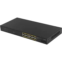 GS1020PS2 Коммутатор/ 16-Port Gigabit PoE+ Switch with 2 Gigabit SFP ports 200W