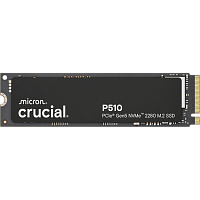 CT2000P510SSD8 Твердотельный накопитель/ Crucial SSD P510, 2000GB, M.2(22x80mm), NVMe, PCIe 5.0 x4, TLC, R/W 10000/8700MB/s, IOPs н.д./н.д., TBW 1200, DWPD 0.5 (12 мес.)