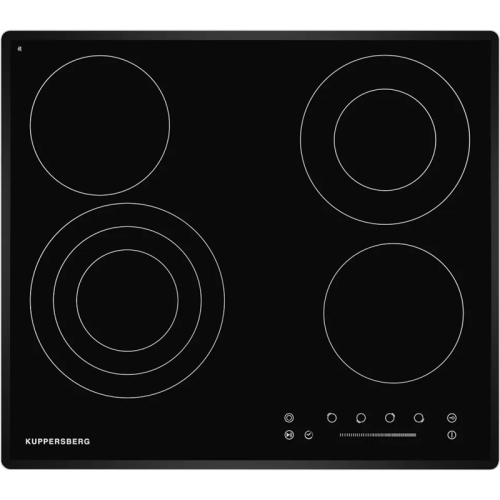 Встраиваемая электрическая панель Kuppersberg/ KITCHEN RETAIL / 60 см, электрическая, 4 конфорки, черный цвет фото 2 Встраиваемая электрическая панель Kuppersberg/ KITCHEN RETAIL / 60 см, электрическая, 4 конфорки, черный цвет фото 2