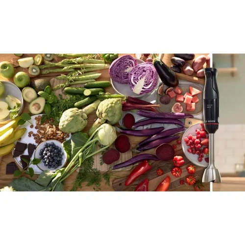 MSM4B623 Блендер Bosch/ Блендер Bosch, погружной, мощность 1000 Вт, механическое управление, 5 насадок, цвет черный фото 12