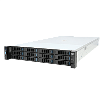 XP1-S202VA02 Серверная платформа/ 2U 12x NVMe (12-port 3.5"/2.5" PCIe Gen4 Tri-mode backplane), 2x 2.5" SATA hot-swap (rear), 4x 8038 FAN, Acbel 1600W redundant power supply Titanium (C14 inlet), Vega motherboard, DDR5 RDIMM x16, 1x GbE dedicate IPMI, 3x