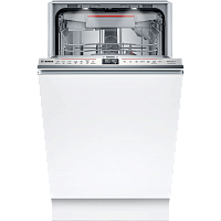 SPV6EMX76Q Встраиваемая посудомоечная машина Bosch, узкая, 10 комплектов, 10 программ, 6 температурных режимов, электронное управление, дисплей, Aquastop, конденсационная сушка, цвет белый