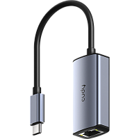 UE25C Адаптер/ Aluminum Portable USB-C to 2.5G Ethernet Adapter, Compatible with Laptop, MacBook, Surface, PC with Windows, XP, Mac/Linux and more